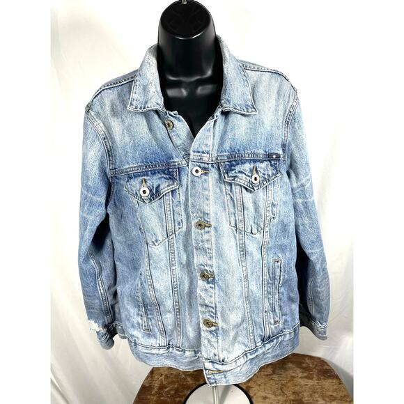 Lucky Brand Tomboy Trucker Denim Jacket Women’s XL - Picture 1 of 7